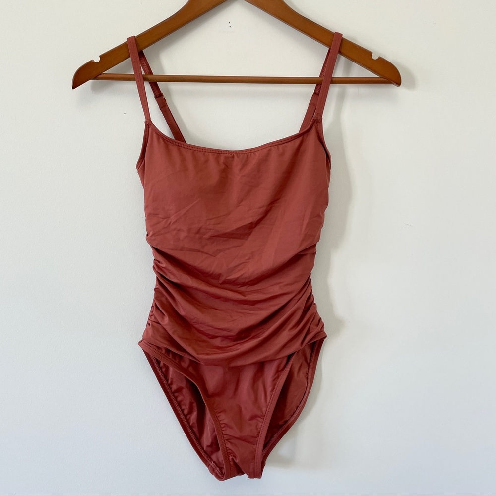 La Blanca Island Goddess Lingerie One Piece - Rust